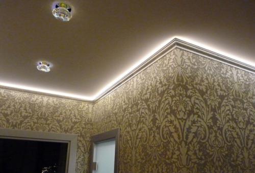 Подсветка светодиодной лентой домашнего интерьера. Светодиодная лента: 7 лучших идей применения в интерьере 10