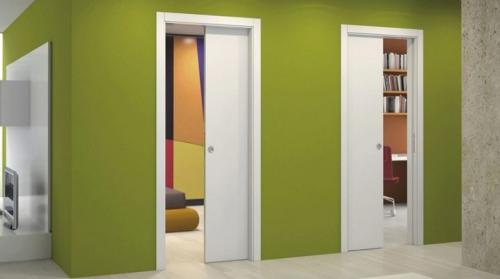 Раздвижные двери. Межкомнатные одностворчатые раздвижные двери