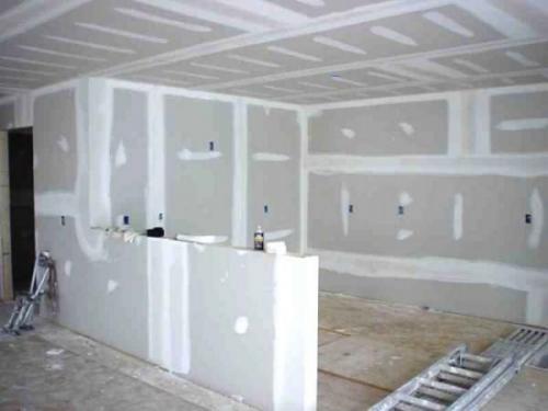 Нужно ли штукатурить гипсокартон под покраску. Оштукатуривание