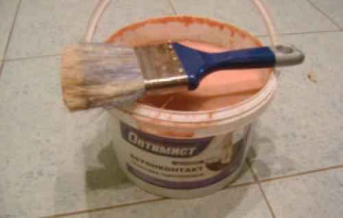 Как наносить шпаклевку на бетоноконтакт. Применение бетоноконтакта для разных поверхностей стен: как наносить грунтовку на окрашенную стену, нужно ли грунтовать под плитку?