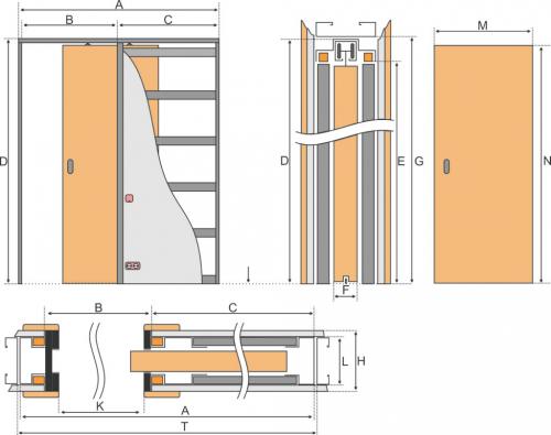 Межкомнатные двери с раздвижным механизмом. Как установить в стену двери с раздвижным механизмом своими руками