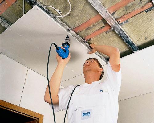 Ремонт потолка из гипсокартона. Варианты ремонта потолков из гипсокартона