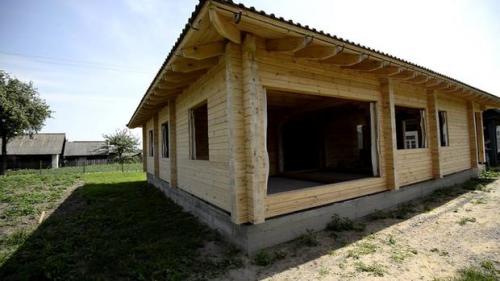 Смета на строительство дома из клееного бруса. Стены и крыша