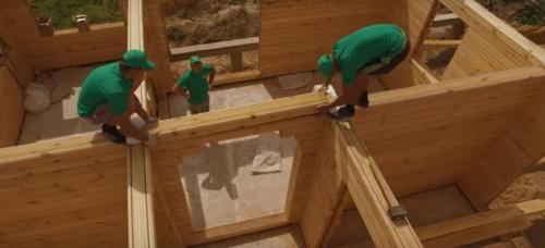 Смета на строительство дома из клееного бруса. Стены и крыша