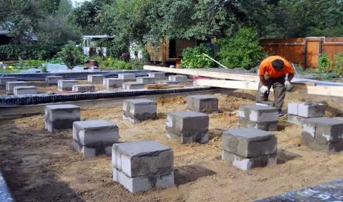 Фундамент под веранду самому пошаговый. Фундамент под веранду своими руками 12