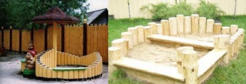 Тент для песочницы своими руками. Из чего можно сделать песочницу