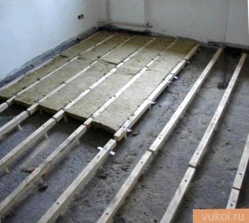 Замена пола в квартире ДСП. Укладка ДСП на старый пол 08