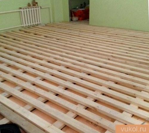 Замена пола в квартире ДСП. Укладка ДСП на старый пол 07