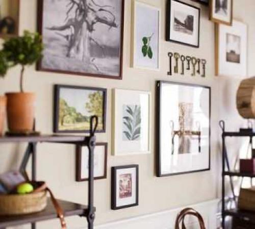 Рамки: примеры использования в интерьере 14