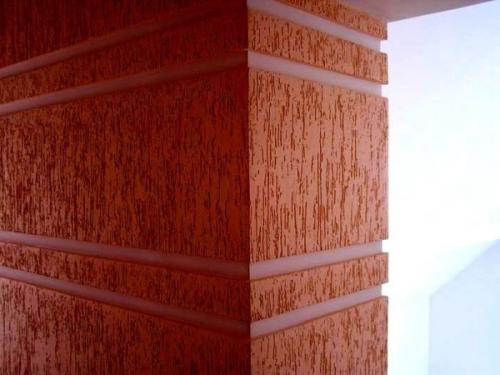 Декоративная штукатурка под бетон в ванной. Декоративная штукатурка