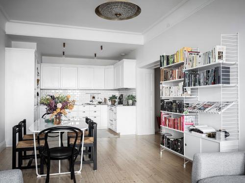 Белоснежная квартира с тёплыми акцентами 10