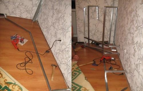 Угловой камин своими руками из картона. Строительство