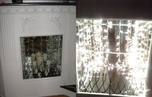 Угловой камин своими руками из картона. Строительство