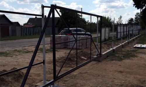 Откатные ворота. Разбираем в деталях, как собрать и установить откатные ворота