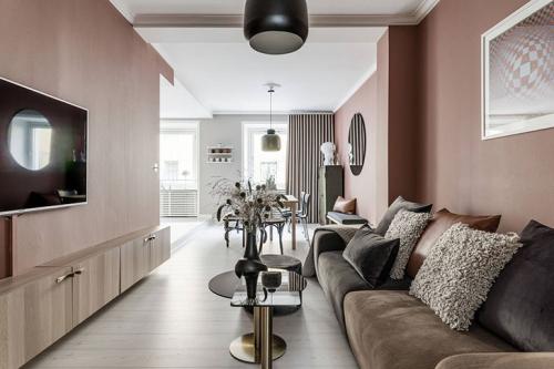 Необычно красивый цвет стен 04