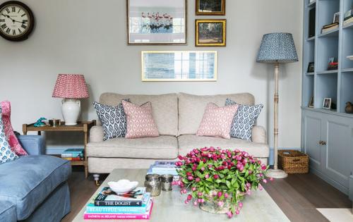 Уютный английский интерьер в пастельных тонах 03