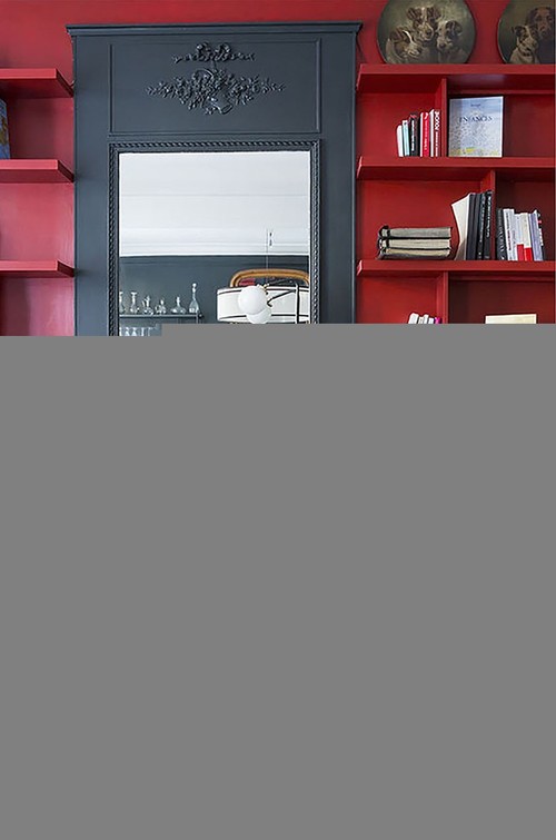 Великолепный и смелый Париж: апартаменты с красной гостиной 01