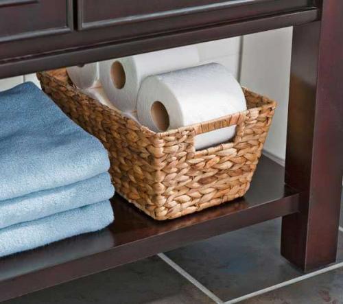 Оформление не самой большой ванной 11