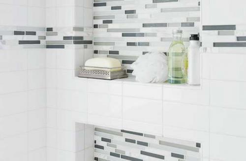 Оформление не самой большой ванной 07