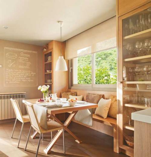 Современная деревянная кухня 05