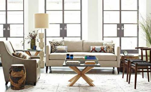 Стильные гостиные 34