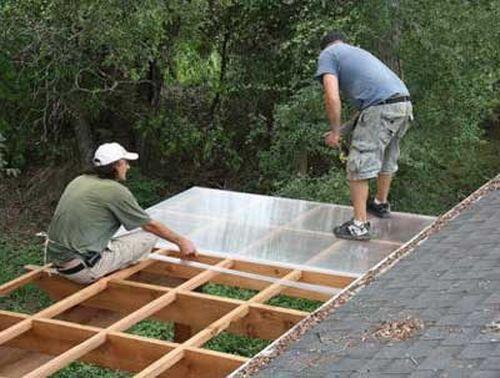 Каркас под поликарбонат. Обрешетка под поликарбонат: расчет шага и процесс монтажа