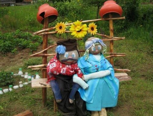 Картинка огородное чучело для детей. Секрет эффективного пугала