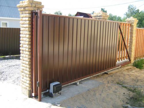 Дизайн ворота откатные ворота. Откатные ворота — идеи реализации своими руками. Обзор самых удачных вариантов (105 фото)