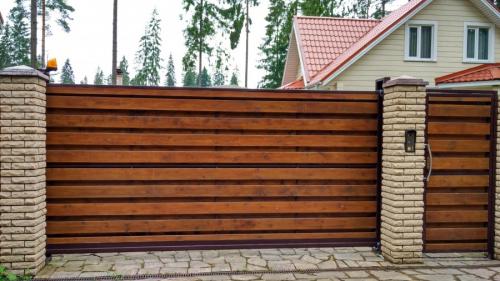 Дизайн ворота откатные ворота. Откатные ворота — идеи реализации своими руками. Обзор самых удачных вариантов (105 фото)