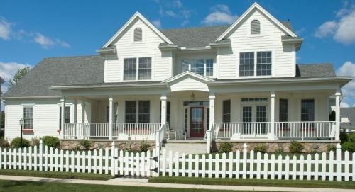 Палисадник из евроштакетника. Что такое штакетник или евроштакетник для забора