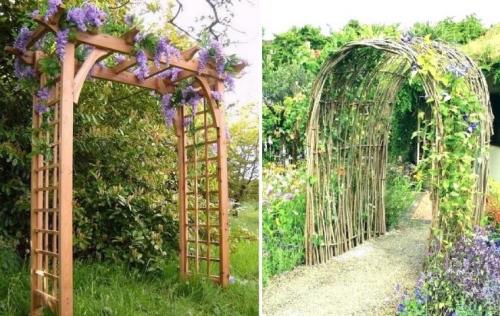 Как сделать арку для цветов своими руками. Садовая арка — советы и инструкции по постройке своими руками (120 фото-идей) 24