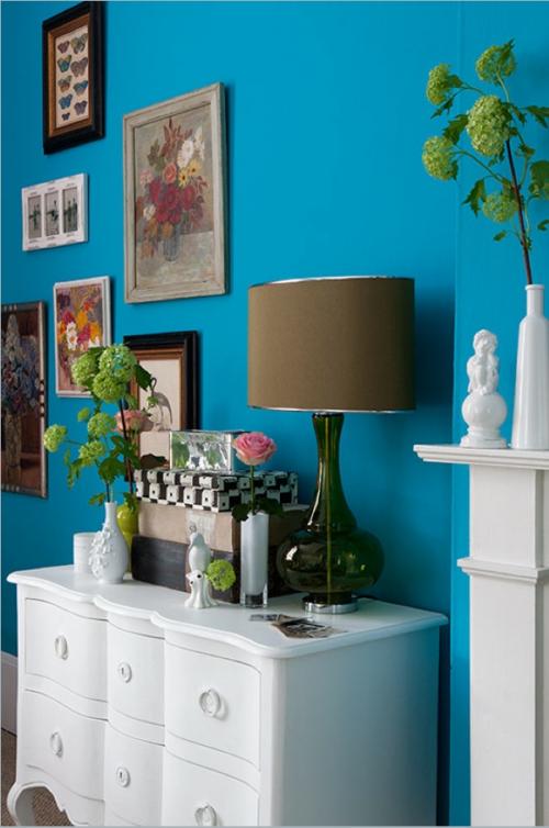 Бирюза в интерьере 12