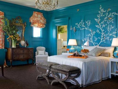 Бирюза в интерьере 14