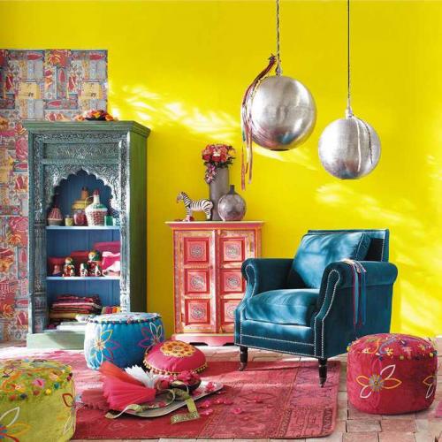 Бирюза в интерьере 17