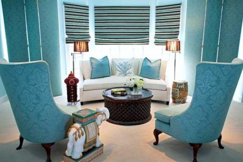 Бирюза в интерьере 03