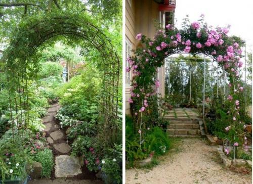 Как сделать арку для цветов своими руками. Садовая арка — советы и инструкции по постройке своими руками (120 фото-идей) 20