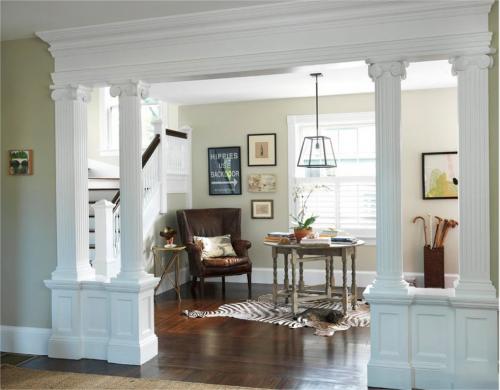 Фальш-колонны в интерьере. Функциональное назначение колонны в интерьере квартиры