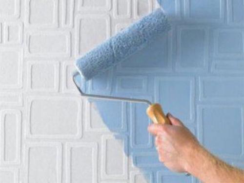 Ракельная покраска стеклообоев. Цветовое разнообразие