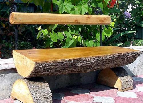 Садовые скамейки из металла и дерева. Предварительные шаги