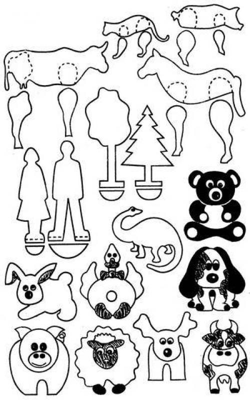 Выпиливание лобзиком чертежи животных. Перейдем к чертежам