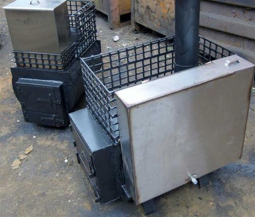 Сварная печь для бани своими руками. Основные виды банных печей из металла