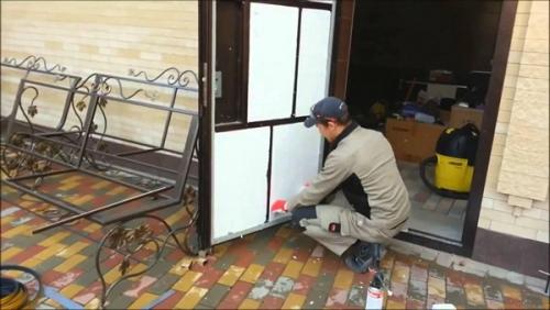 Утепленная деревянная входная дверь своими руками. Утепление входной двери в частном доме