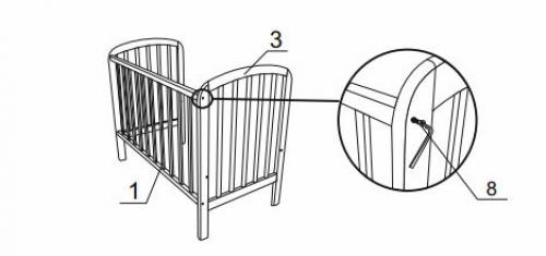 Инструкция по сборке детской кроватки с маятником можга. Маятник