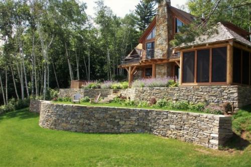 Выровнять участок на склоне. Трудности строительства дома на участке со склоном