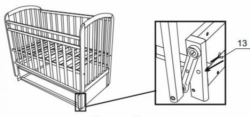 Инструкция по сборке детской кроватки с маятником можга. Маятник