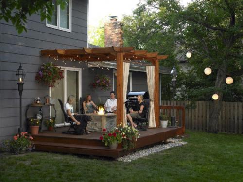 Зона отдыха на даче с навесом. Зона отдыха на даче своими руками — варианты, как сделать такую зону самостоятельно. Интересные идеи и инструкции на 125 фото!