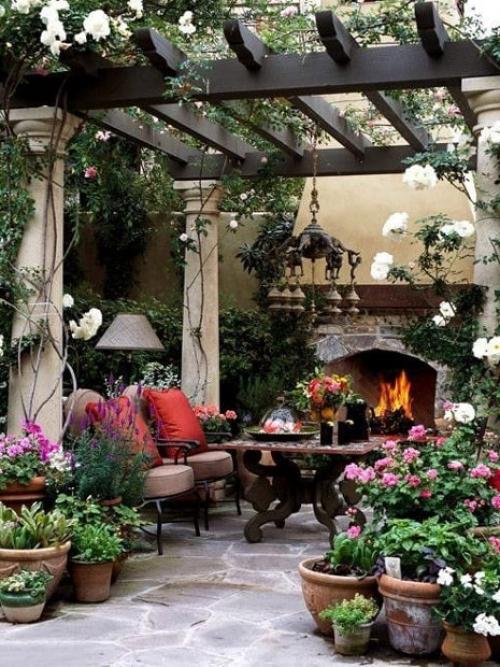 Зона отдыха на приусадебном участке. 37 простых способов создания уютной зоны отдыха в саду – фото идеи