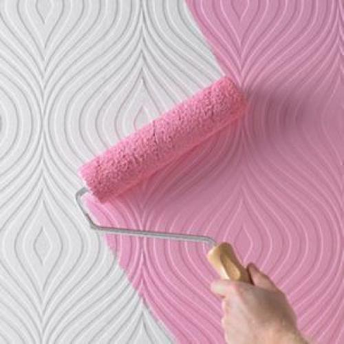 Ракельная покраска стеклообоев. Выбор цвета