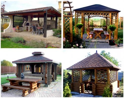 Беседка с мангалом из дерева своими руками. Беседка с мангалом своими руками — 115 фото примеров изготовления и видео описание постройки