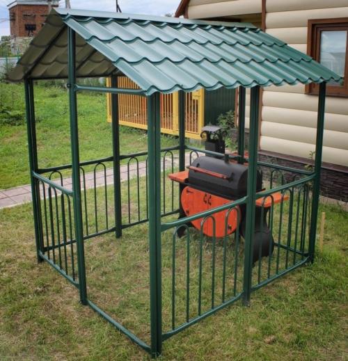 Беседка с мангалом из дерева своими руками. Беседка с мангалом своими руками — 115 фото примеров изготовления и видео описание постройки